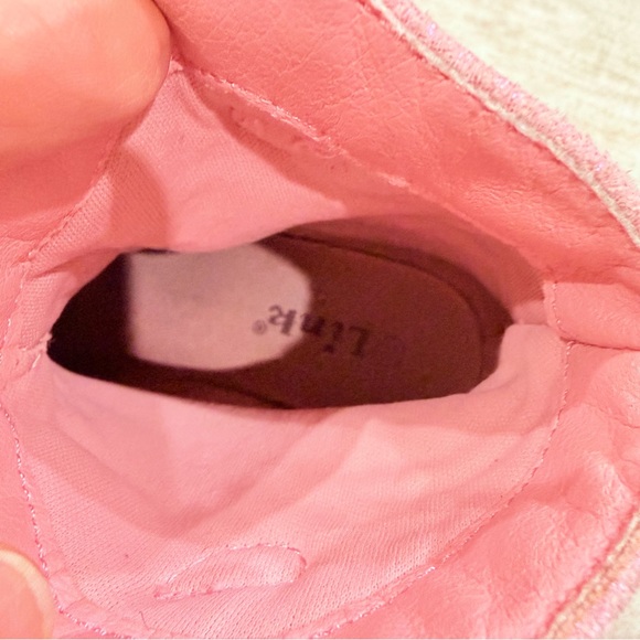 Sparkly Pink Rhinestone Western Mommy and Me Boots Size 10 Girls - Picture 7 of 8